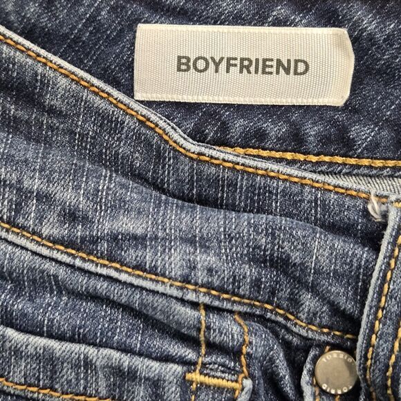 Torrid Stretch Boyfriend Straight Jeans Size 20‎ Blue Pockets Distressed - Picture 3 of 9